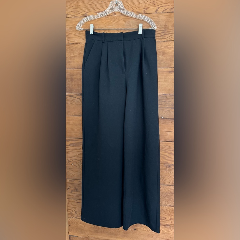 Abercrombie Wide Leg Pants in Black